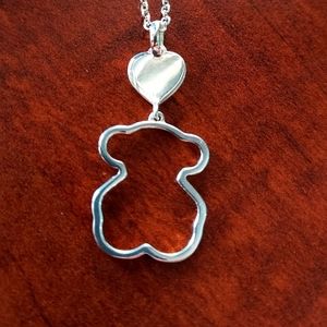 Necklace Tous Silver Vermil